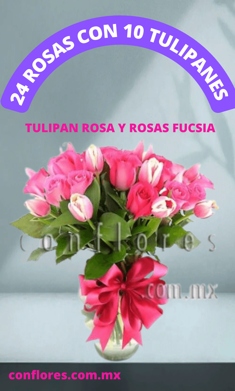 Arreglos con Tulipanes Aqua Beauty - Florería conflores