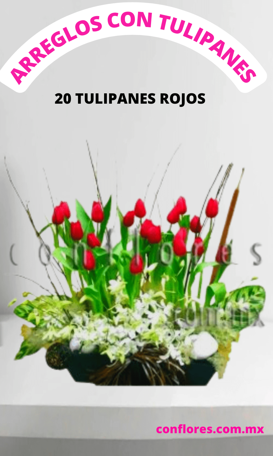 Arreglos con Tulipanes Tulipanes Rojos Love - Florería conflores