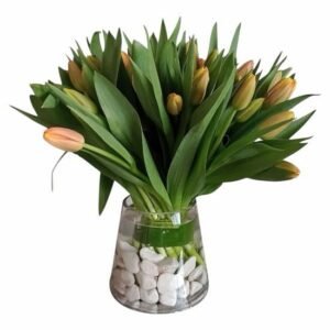 Arreglo de Tulipanes Naranjas CDMX