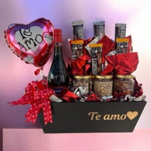 Regalos para Hombre Dulces y Salados con Vino