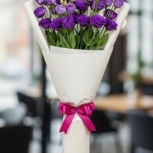 Florerías Online  Ramo de Lisianthus Morados