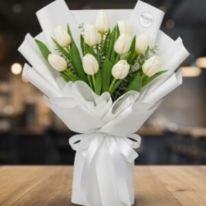 Ramo de Tulipanes Blancos