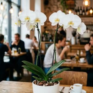 Orquídea doble Vara Blanca