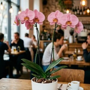 Orquídea doble Vara Rosa