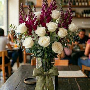 Perritos Vino y Rosas Blancas