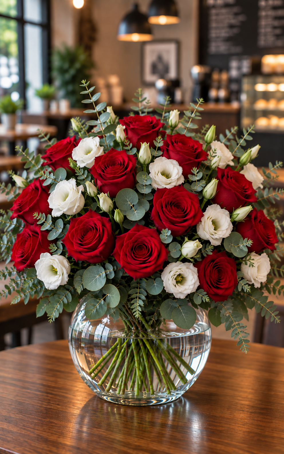 Arreglo de Rosas Rojas Como Amigos