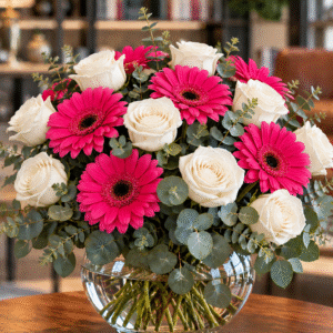 Arreglo de Rosas Blancas Dulce Blanco